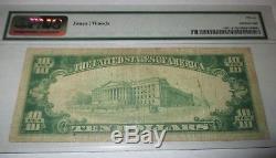 $10 1929 Prague Oklahoma OK National Currency Bank Note Bill Ch. #8159 FINE PMG