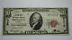 $10 1929 Princeton Illinois Il National Currency Bank Note Bill Ch. #2413 Vf++