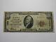 $10 1929 Providence Rhode Island Ri National Currency Bank Note Bill #1302 Fine