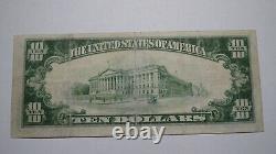 $10 1929 Puente California CA National Currency Bank Note Bill Ch. #9894 FINE