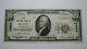 $10 1929 Raton New Mexico Nm National Currency Bank Note Bill Charter #12924 Xf+