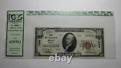 $10 1929 Reno Nevada NV National Currency Bank Note Bill Ch. #7038 NEW62PPQ PCGS