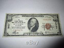 $10 1929 Riverside California CA National Currency Bank Note Bill Ch. #8907 VF
