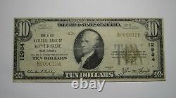 $10 1929 Riverside New Jersey NJ National Currency Bank Note Bill Charter #12984