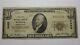 $10 1929 Roscoe Pennsylvania Pa National Currency Bank Note Bill! Ch. #5495 Rare