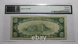 $10 1929 Rutland Vermont VT National Currency Bank Note Bill! #2950 VF25 PMG