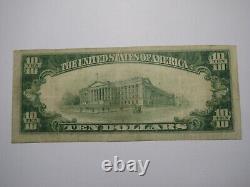 $10 1929 Rutland Vermont VT National Currency Bank Note Bill Charter #1700 VF++