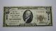 $10 1929 Saltsburg Pennsylvania Pa National Currency Bank Note Bill #2609 Xf+++
