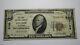 $10 1929 San Jose California Ca National Currency Bank Note Bill Ch. #2158 Vf+
