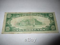 $10 1929 Santa Fe New Mexico NM National Currency Bank Note Bill! Ch #1750 Fine