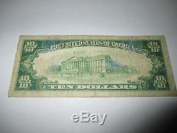$10 1929 Saugerties New York NY National Currency Bank Note Bill! Ch. #1040 Fine