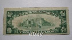 $10 1929 Schenectady New York NY National Currency Bank Note Bill Ch. #4711 VF