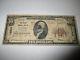 $10 1929 Seattle Washington Wa National Currency Bank Note Bill! Ch #13230 Rare