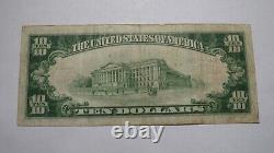 $10 1929 Seattle Washington WA National Currency Bank Note Bill Ch. #13230 VF