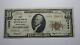 $10 1929 Sewickley Pennsylvania Pa National Currency Bank Note Bill Ch #13699 Vf