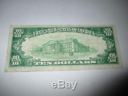 $10 1929 Shenandoah Iowa IA National Currency Bank Note Bill! Ch. #12950 VF