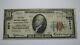 $10 1929 Shickshinny Pennsylvania Pa National Currency Bank Note Bill #5573 Vf