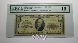 $10 1929 Shreveport Louisiana LA National Currency Bank Note Bill Ch. #3595 F15