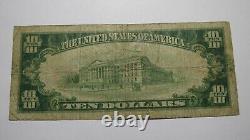 $10 1929 Sibley Iowa IA National Currency Bank Note Bill Charter #3320 RARE
