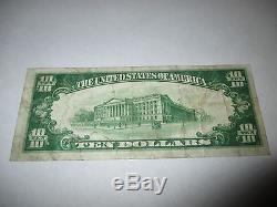 $10 1929 Sioux City Iowa IA National Currency Bank Note Bill! Ch. #5022 VF