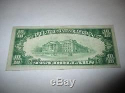 $10 1929 Skowhegan Maine ME National Currency Bank Note Bill Ch. #239 VF