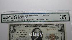 $10 1929 Sleepy Eye Minnesota MN National Currency Bank Note Bill Ch. #6387 VF35