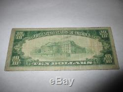 $10 1929 Spokane Washington WA National Currency Bank Note Bill #13331 Fine RARE