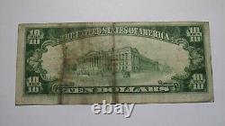 $10 1929 Spring City Pennsylvania PA National Currency Bank Note Bill #2018 RARE