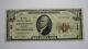 $10 1929 Springfield Vermont Vt National Currency Bank Note Bill Charter #122 Vf