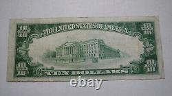 $10 1929 Spur Texas TX National Currency Bank Note Bill Charter #9611 RARE