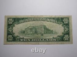 $10 1929 Stamford Connecticut CT National Currency Bank Note Bill Ch. #4 VF+