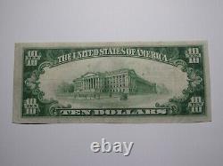 $10 1929 Steubenville Ohio OH National Currency Bank Note Bill Ch. #2160 VF+