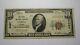 $10 1929 Tampa Florida Fl National Currency Bank Note Bill Ch. #3497 Vf! Bay