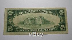 $10 1929 Tampa Florida FL National Currency Bank Note Bill Ch. #3497 VF! Bay