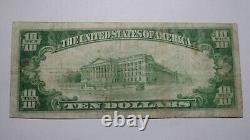 $10 1929 Trenton Missouri MO National Currency Bank Note Bill Ch. #4933 RARE