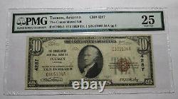 $10 1929 Tucson Arizona AZ National Currency Bank Note Bill Ch. #4287 PMG VF25