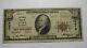 $10 1929 Tulsa Oklahoma Ok National Currency Bank Note Bill Ch. #13679 Fine