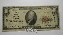 $10 1929 Tulsa Oklahoma OK National Currency Bank Note Bill Ch. #13679 FINE