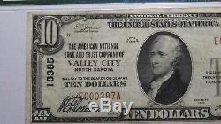 $10 1929 Valley City North Dakota ND National Currency Bank Note Bill #13385 PMG