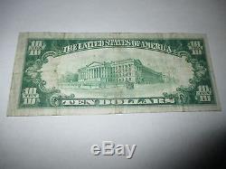$10 1929 Ventura California CA National Currency Bank Note Bill! Ch. #12996 VF