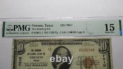 $10 1929 Vernon Texas TX National Currency Bank Note Bill Ch. #7010 F15 PMG