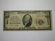 $10 1929 Wallingford Connecticut Ct National Currency Bank Note Bill #2599 Fine