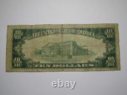 $10 1929 Wallingford Connecticut CT National Currency Bank Note Bill #2599 FINE