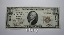 $10 1929 Waseca Minnesota MN National Currency Bank Note Bill Ch. #9253 XF+++