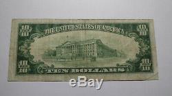 $10 1929 Washington Pennsylvania PA National Currency Bank Note Bill Ch #3383