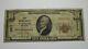 $10 1929 Watkins New York Ny National Currency Bank Note Bill Ch #9977 Rare