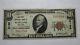 $10 1929 Wayland New York Ny National Currency Bank Note Bill Ch. #5196 Xf