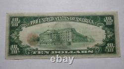 $10 1929 Wayland New York NY National Currency Bank Note Bill Ch. #5196 XF