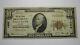 $10 1929 Wells River Vermont Vt National Currency Bank Note Bill! Ch. #1406 Vf