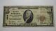 $10 1929 West Alexander Pennsylvania Pa National Currency Bank Note Bill #8954